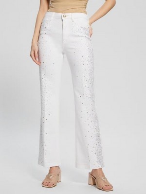 Guess 1981 Kick Flare Jeans Wit | GUESS-SN26514