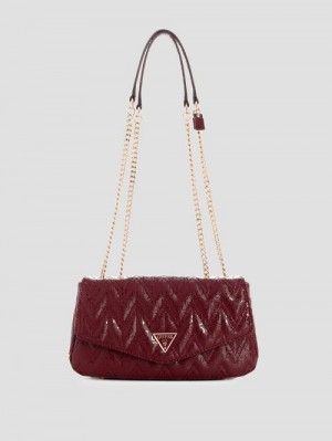 Guess Adelard Convertible Crossbody Rood | GUESS-SN29089