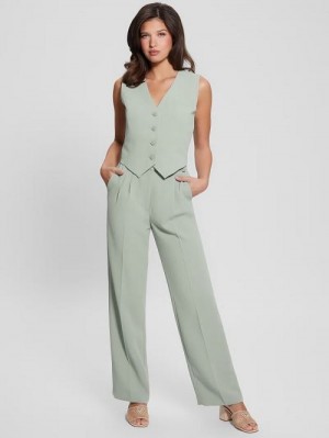 Guess Adele Pants Groen | GUESS-SN28212