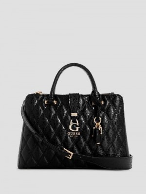 Guess Adi Society Satchel Zwart | GUESS-SN29267