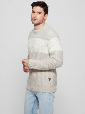 Guess Ale Ribbed Sweater Grijs | GUESS-SN30922