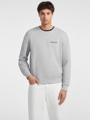 Guess American Tradition Crewneck Sweatshirt Grijs | GUESS-SN31498