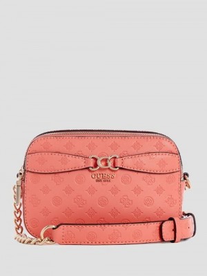 Guess Arlena Camera Crossbody Roze | GUESS-SN28911