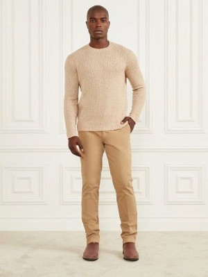 Guess Armando Piping Chino Pant Beige | GUESS-SN31415