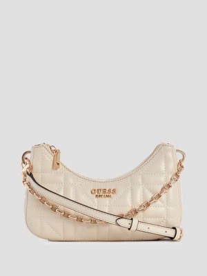 Guess Assia Quilted Mini Crossbody Wit | GUESS-SN28982