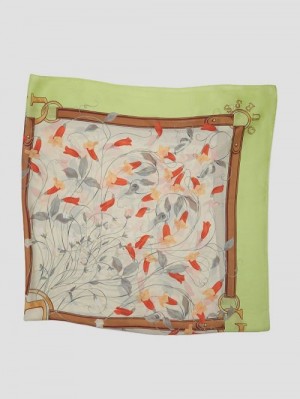 Guess Aurora Silk Scarf Grijs | GUESS-SN30197