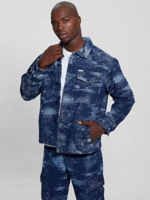 Guess Billy Denim Jacket Blauw | GUESS-SN30856