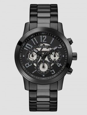 Guess Black Multifunction Watch Zwart | GUESS-SN31661