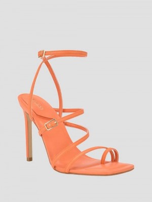 Guess Bolten Strappy Stiletto Heels Oranje | GUESS-SN29810