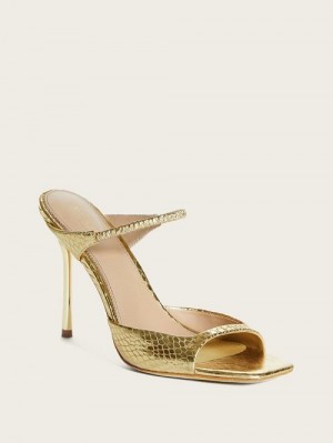 Guess Brielle Satin Sandal Goud | GUESS-SN29813