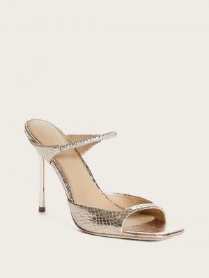 Guess Brielle Satin Sandal Roze Goud | GUESS-SN29739