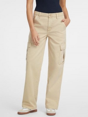 Guess Cargo Chino Pants Beige | GUESS-SN28263