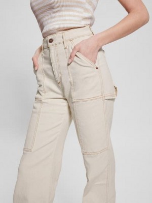 Guess Carrie Carpenter Jeans Beige | GUESS-SN26520