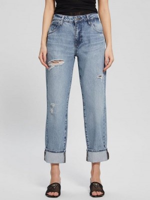 Guess Celia Boyfriend Jeans Blauw | GUESS-SN26633