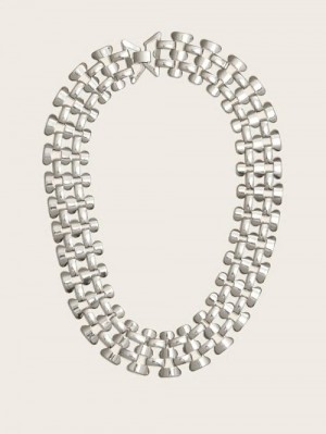 Guess Chain Link Necklace Zilver | GUESS-SN30255
