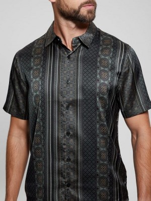 Guess Charm Mosaic Shirt Multi | GUESS-SN31259