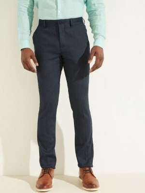 Guess Classic Chino Pant Blauw | GUESS-SN31378
