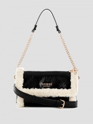 Guess Davika Shoulder Bag Zwart | GUESS-SN29054