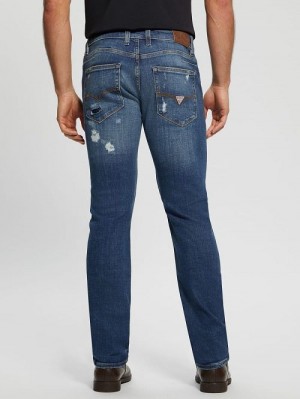 Guess Davis Straight Denim Jeans Blauw | GUESS-SN30399