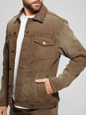 Guess Dean Denim Jacket Bruin | GUESS-SN30883