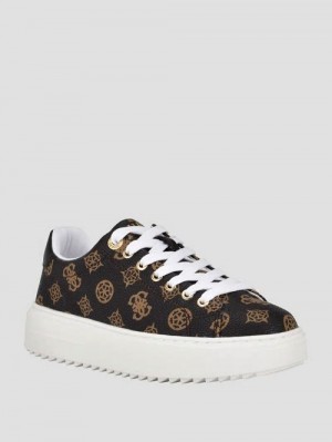 Guess Denesa Peony Low-Top Sneakers Bruin | GUESS-SN29563
