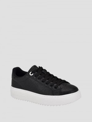 Guess Denesa Peony Low-Top Sneakers Zwart | GUESS-SN29554