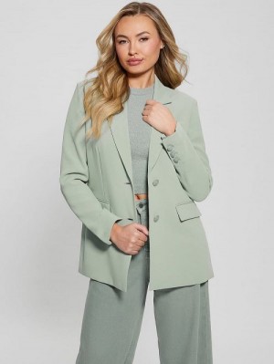 Guess Desiree Blazer Groen | GUESS-SN27869
