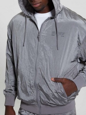 Guess Dionigi Zip-Up Jacket Grijs | GUESS-SN31586