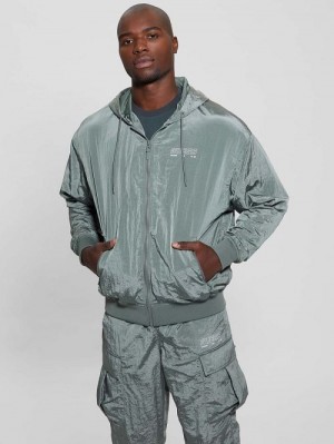 Guess Dionigi Zip-Up Jacket Groen | GUESS-SN31590