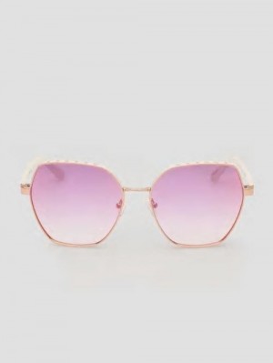 Guess Double Scoop Samera Bodysuit Roze | GUESS-SN27147
