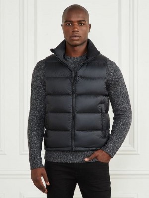 Guess Down Puffer Vest Blauw | GUESS-SN30793