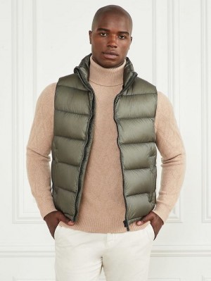 Guess Down Puffer Vest Groen | GUESS-SN30765