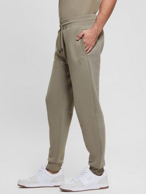 Guess Eco Aldwin Logo Pants Groen | GUESS-SN31387