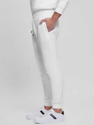 Guess Eco Aldwin Logo Pants Wit | GUESS-SN31559