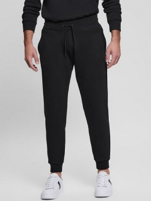 Guess Eco Aldwin Logo Pants Zwart | GUESS-SN31580