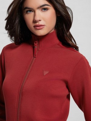 Guess Eco Allie Scuba Sweatshirt Rood | GUESS-SN28376