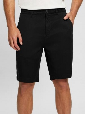 Guess Eco Bowie Shorts Zwart | GUESS-SN31348