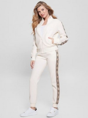 Guess Eco Britney Joggers Wit | GUESS-SN28453