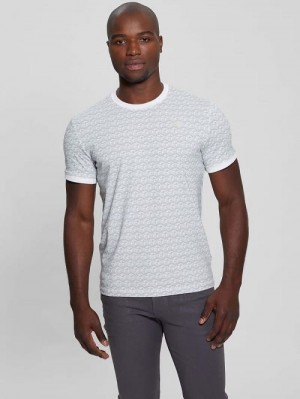Guess Eco Colin Logo Tee Wit | GUESS-SN31589