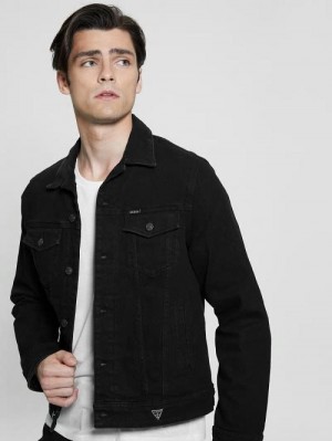 Guess Eco Dillon Jacket Zwart | GUESS-SN30850