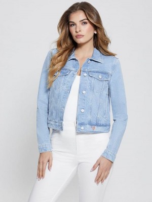 Guess Eco Doria Jean Jacket Blauw | GUESS-SN26702