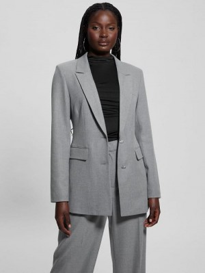 Guess Eco Doris Blazer Grijs | GUESS-SN27930