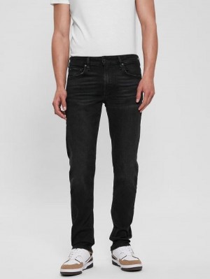 Guess Eco Finnley Tapered Jeans Zwart | GUESS-SN30417