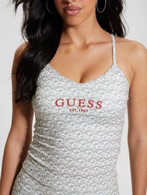 Guess Eco G-Cube Active Tank Grijs | GUESS-SN28337
