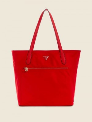 Guess Eco Gemma Tote Rood | GUESS-SN29362