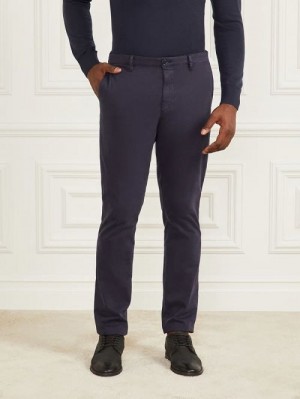Guess Eco Hugh Easy Chino Pant Blauw | GUESS-SN31384