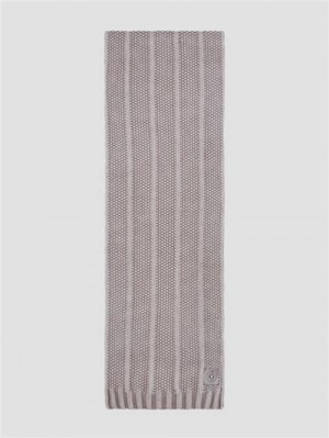 Guess Eco Hunter Ribbed Beanie Beige | GUESS-SN31936