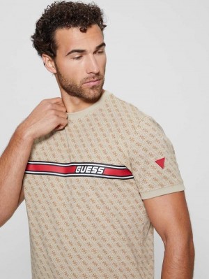 Guess Eco Jamey Logo Tee Bruin | GUESS-SN30468