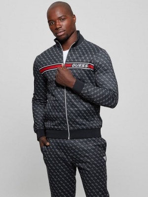 Guess Eco Korbin Track Jacket Zwart | GUESS-SN31551