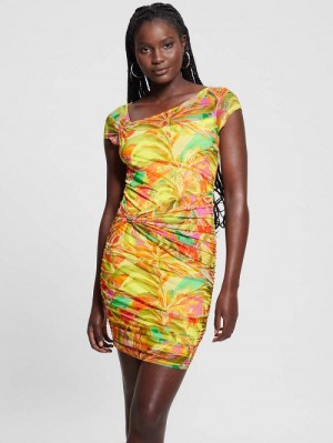Guess Eco Layla Mesh Dress Multi | GUESS-SN26712